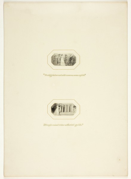 Study for a plate from The Triumphs of Temper, in the 1796 Royal Engagements Pocket Book, c. 1795.