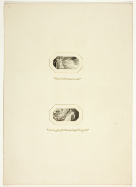 Study for a plate from The Triumphs of Temper, in the 1796 Royal Engagements Pocket Book, c. 1795.