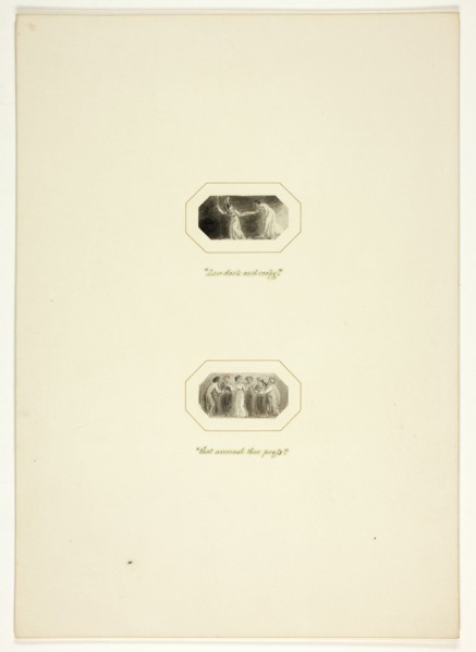 Study for a plate from The Triumphs of Temper, in the 1796 Royal Engagements Pocket Book, c. 1795.