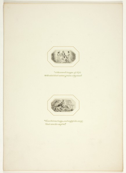 Study for a plate from The Task, c. 1800.