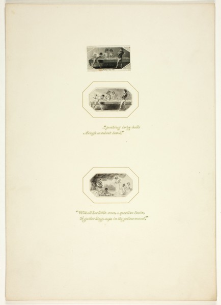 Study for a plate from The Task, c. 1800.