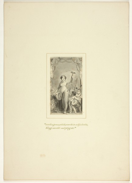 Study for a plate from The Task, c. 1800.