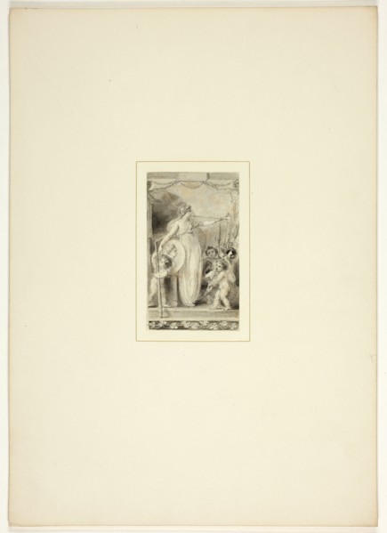 Study for a plate from The Task, c. 1800.