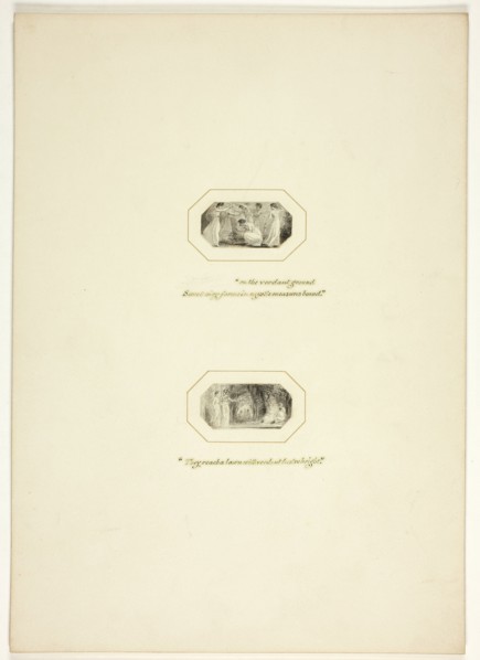 Study for a plate from The Task, c. 1800.