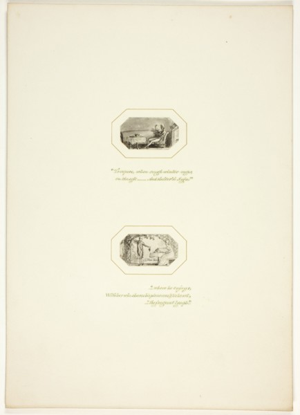 Study for a plate from The Task, c. 1800.