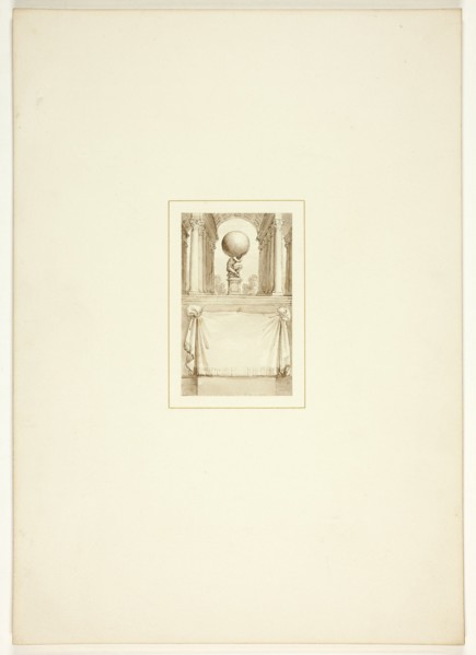 Study for a plate from The Task, c. 1800.