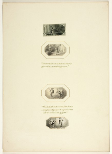 Study for a plate from Telemachus, c. 1797.