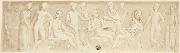 Frieze Design in Classical Manner, c. 1800.
