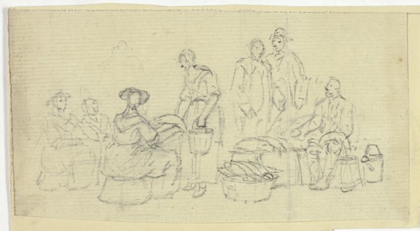 Fishmarket Scene, n.d.