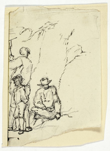 Two Men with Boy, n.d.
