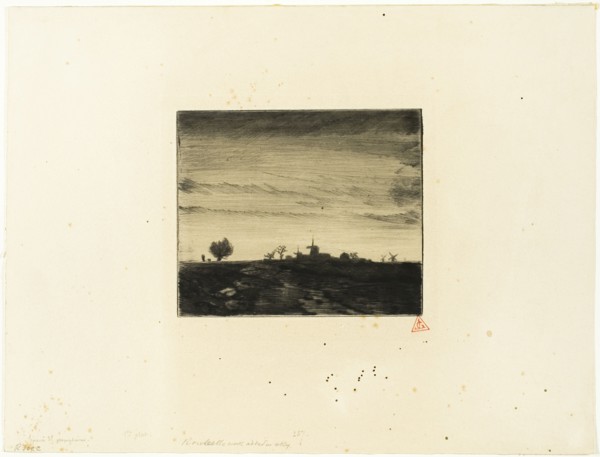 Landscape with Windmills, 1848.