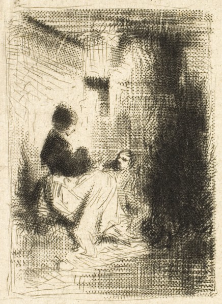 Woman and her Children, c. 1843.