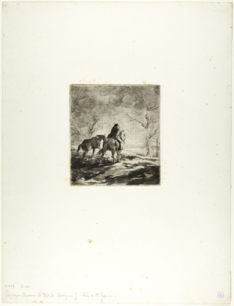 Traveler on Horseback, 1848.