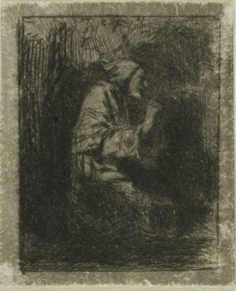 Monk at Prayer, n.d.
