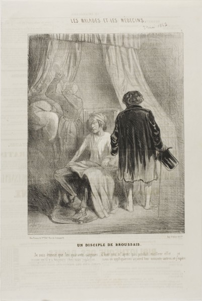 A Follower of Broussais (plate 7), 1843.