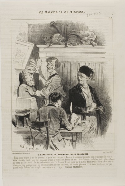 The Unsolicited Expression of Gratitude (plate 22), 1843.
