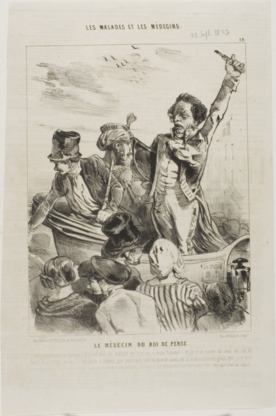 The King of Persia's Doctor (plate 19), 1843.