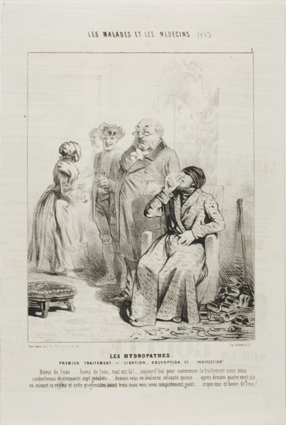 The Hydropaths: First Treatment (plate 1), 1843.