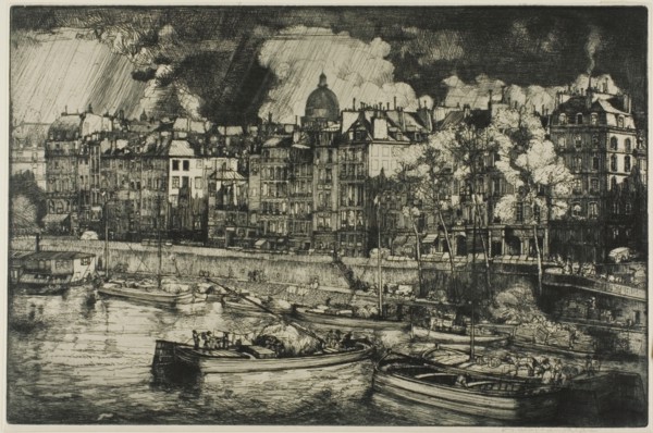 Quai des Grands Augustins, Paris, 1906.