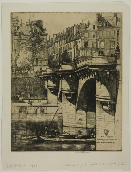 Le Pont Neuf, Paris, 1906.