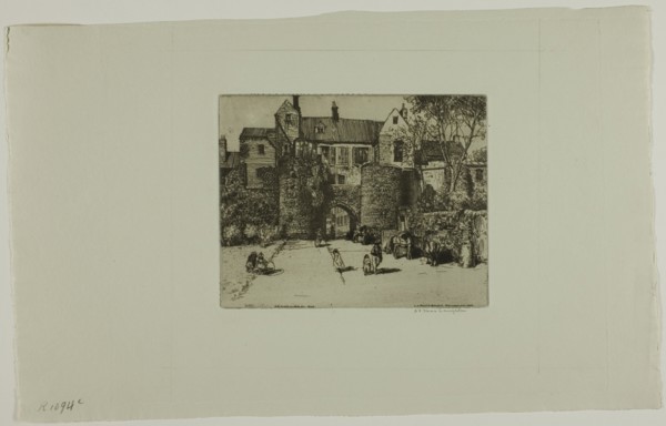 La Porte Gayole, Boulogne-sur-Mer, 1902.