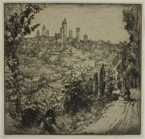 San Gimignano, 1909.