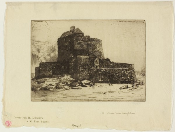 Old Fort at Ambleteuse, 1902.