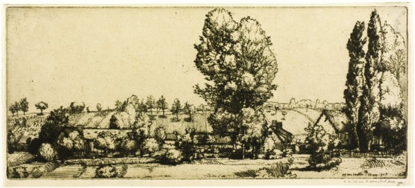 Landscape, Poigny, 1907.