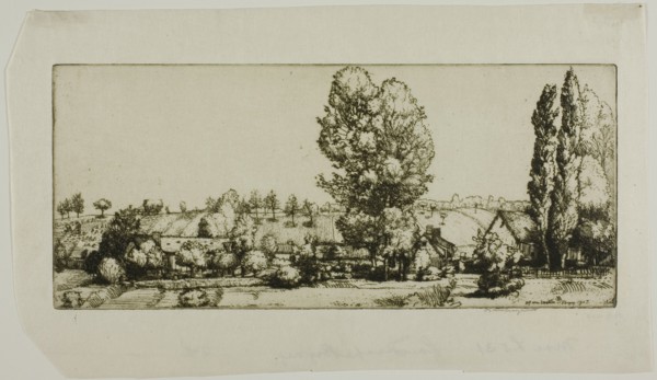 Landscape, Poigny, 1907.