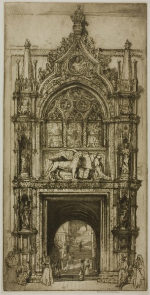 Doorway of the Doges', Venice, 1909.