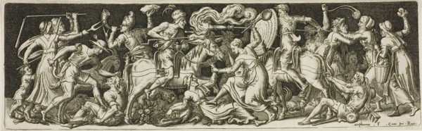 Grotesque Battle, from Combats and Triumphs, 1561/72.