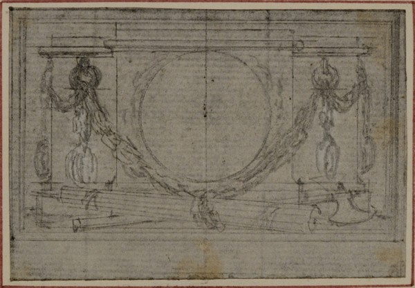 Study for En Tête Vignette in Tacitus "Tibère, ou Les Six Premiers Livres des Annales", Book II, c. 1768.