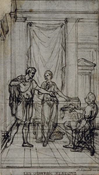 Study for Vignette in Jean François Marmontel's "Contes Moraux", c. 1763.