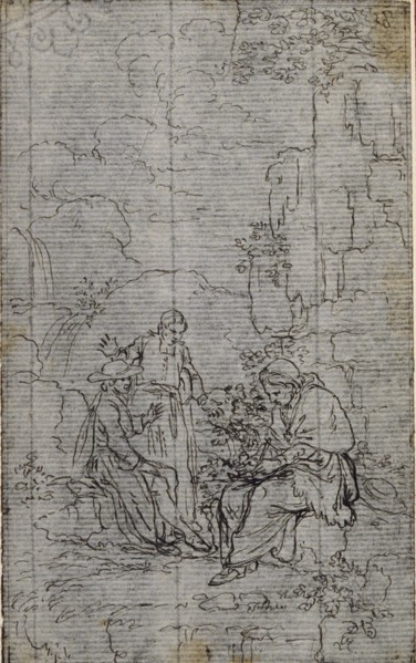 Study for Vignette in Abbé Dinouart's "Vie du Venerable don Juan de Palafox", p. 391, before 1767.
