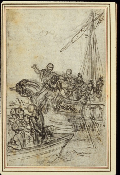 Study for Lucain's "La Pharsale", Canto VIII, c. 1766.