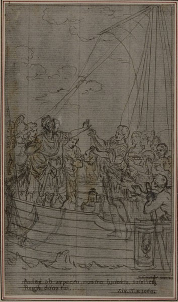 Study for Lucain's "La Pharsale", Canto IX, c. 1766.