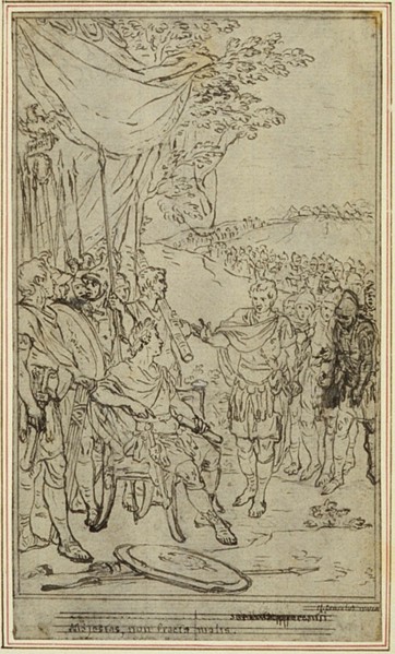 Study for Lucain's "La Pharsale", Canto IV, c. 1766.