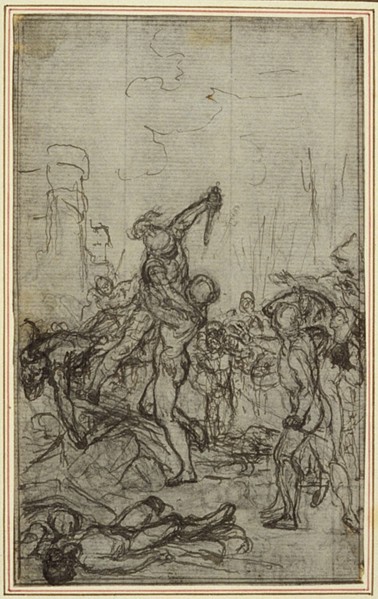 Study for Lucain's "La Pharsale", Canto IV, c. 1766.