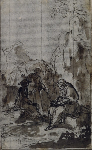 Study for Vignette in Abbé Dinouart's "Vie du Venerable don Juan de Palafox", p. 391, c. 1767.
