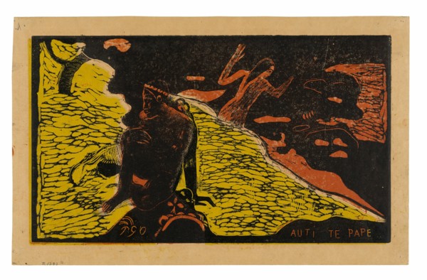 Auti te pape (Women at the River), from the Noa Noa Suite, 1894.