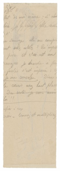 Fragment of Long Inscription, c. 1895.