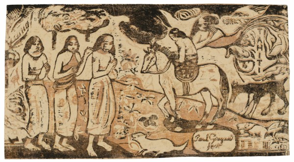 Change of Residence, from the Suite of Late Wood-Block Prints, 1899.