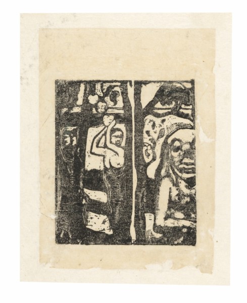 Woman Picking Fruit and Oviri, 1895/96.