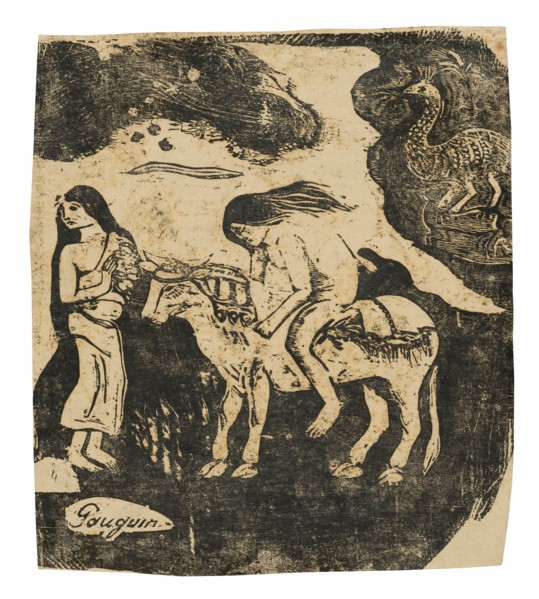 The Rape of Europa, from the Suite of Late Wood-Block Prints, 1898/99.