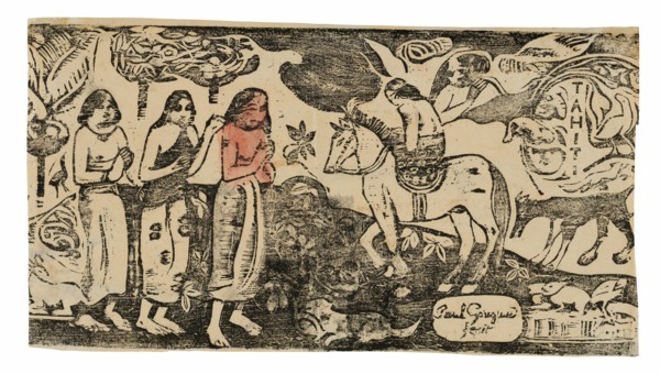 Change of Residence, from the Suite of Late Wood-Block Prints, 1899.
