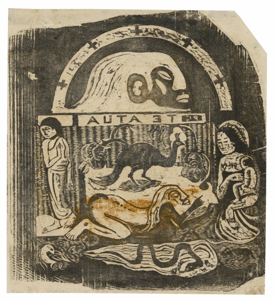 Te atua (The God), from the Suite of Late Wood-Block Prints, 1898/99.