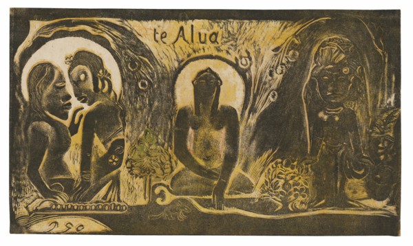 Te atua (The God) from the Noa Noa Suite, 1893/94.