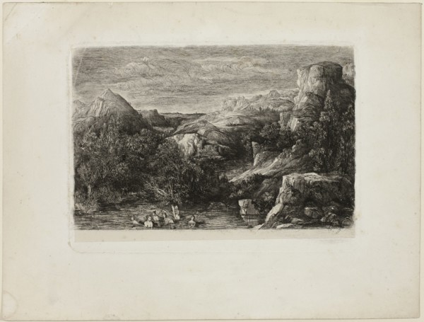 Bathers in a Mountain Pool, 1865.