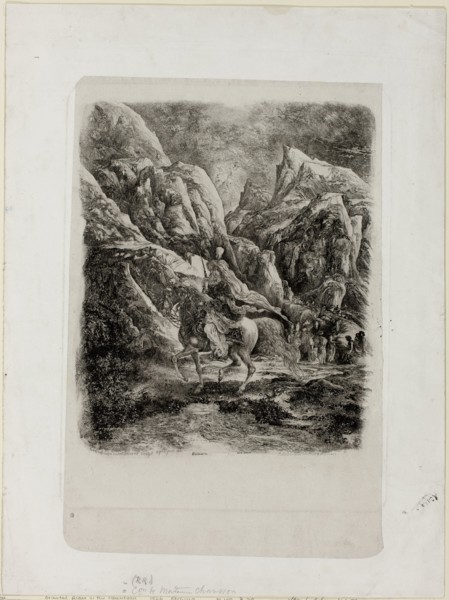 Rider in the Mountains, 1866.