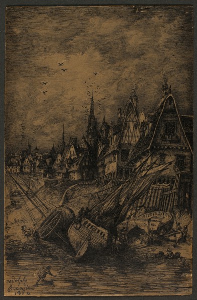 Washed Up Ships, 1864.
